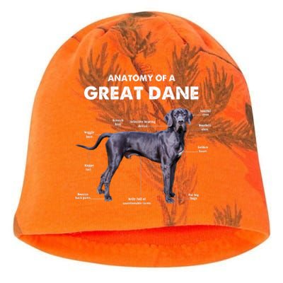 Anatomy Of A Great Dane Perfect Gift For Dog Lovers Kati - Camo Knit Beanie