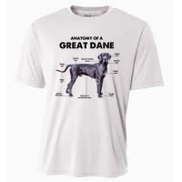 Anatomy Of A Great Dane Perfect Gift For Dog Lovers Cooling Performance Crew T-Shirt