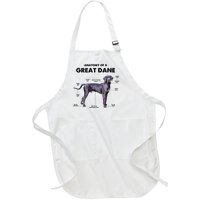 Anatomy Of A Great Dane Perfect Gift For Dog Lovers Full-Length Apron With Pockets