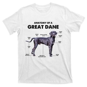 Anatomy Of A Great Dane Perfect Gift For Dog Lovers T-Shirt