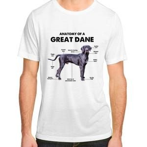 Anatomy Of A Great Dane Perfect Gift For Dog Lovers Adult ChromaSoft Performance T-Shirt