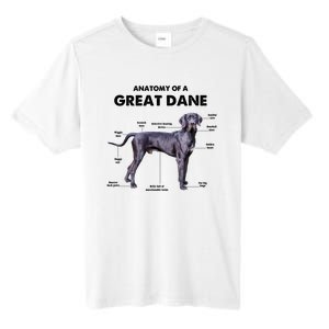 Anatomy Of A Great Dane Perfect Gift For Dog Lovers Tall Fusion ChromaSoft Performance T-Shirt