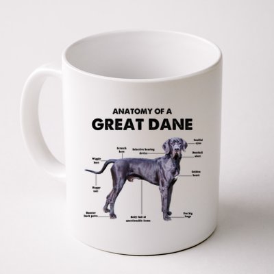 Anatomy Of A Great Dane Perfect Gift For Dog Lovers Coffee Mug