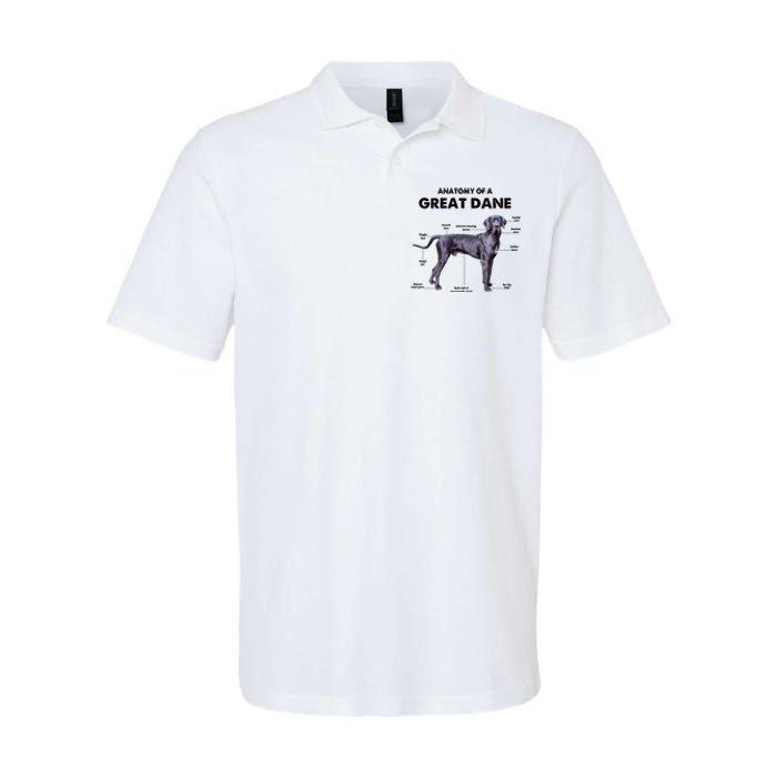 Anatomy Of A Great Dane Perfect Gift For Dog Lovers Softstyle Adult Sport Polo