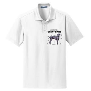 Anatomy Of A Great Dane Perfect Gift For Dog Lovers Dry Zone Grid Polo