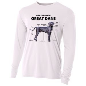 Anatomy Of A Great Dane Perfect Gift For Dog Lovers Cooling Performance Long Sleeve Crew