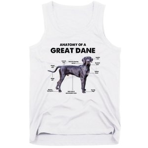 Anatomy Of A Great Dane Perfect Gift For Dog Lovers Tank Top