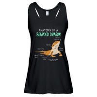 Anatomy Of A Bearded Dragon Bearded Dragon Lizard Pogona Reptile Ladies Essential Flowy Tank