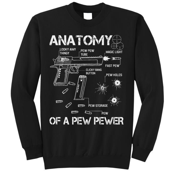 Anatomy Of A Pew Pewer Ammo And Gun Meme Lovers Sweatshirt