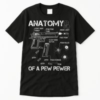 Anatomy Of A Pew Pewer Ammo And Gun Meme Lovers Tall T-Shirt