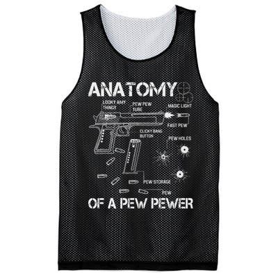 Anatomy Of A Pew Pewer Ammo And Gun Meme Lovers Mesh Reversible Basketball Jersey Tank