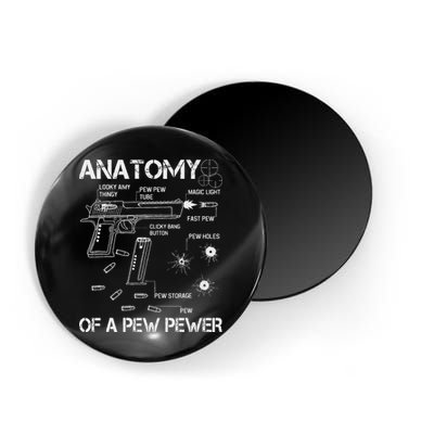 Anatomy Of A Pew Pewer Ammo And Gun Meme Lovers Magnet