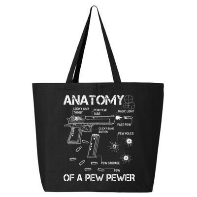 Anatomy Of A Pew Pewer Ammo And Gun Meme Lovers 25L Jumbo Tote