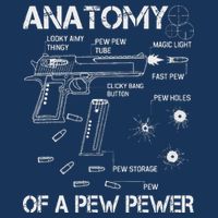 Anatomy Of A Pew Pewer Ammo And Gun Meme Lovers Infant Baby Jersey Bodysuit