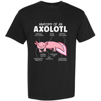 Anatomy Of An Askolotl Owner Mexican Walking Fish Lover Garment-Dyed Heavyweight T-Shirt