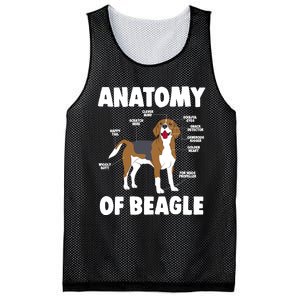 Anatomy Of A Beagle Meaningful Gift Mesh Reversible Basketball Jersey Tank