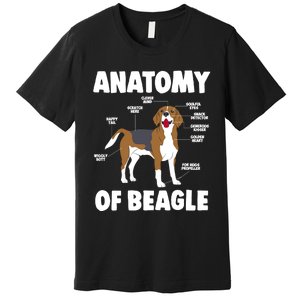 Anatomy Of A Beagle Meaningful Gift Premium T-Shirt