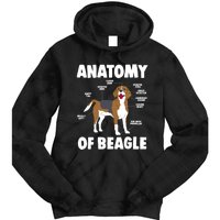 Anatomy Of A Beagle Meaningful Gift Tie Dye Hoodie