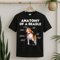 Anatomy of a Beagle Funny Beagle Dog Lover T-Shirt