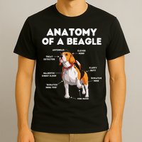 Anatomy of a Beagle Funny Beagle Dog Lover T-Shirt