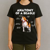 Anatomy of a Beagle Funny Beagle Dog Lover T-Shirt