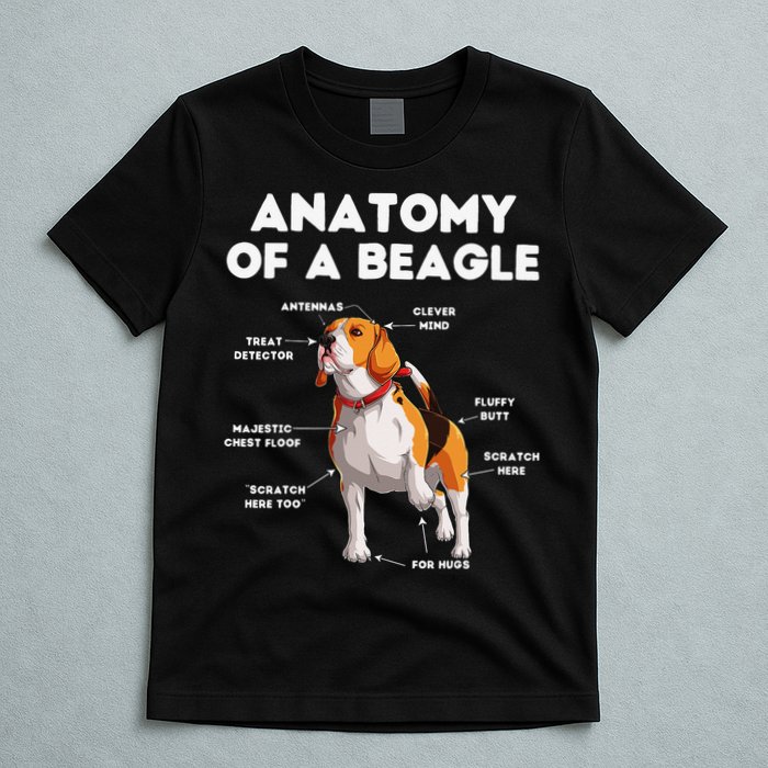 Anatomy of a Beagle Funny Beagle Dog Lover T-Shirt