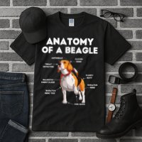 Anatomy of a Beagle Funny Beagle Dog Lover Tall T-Shirt