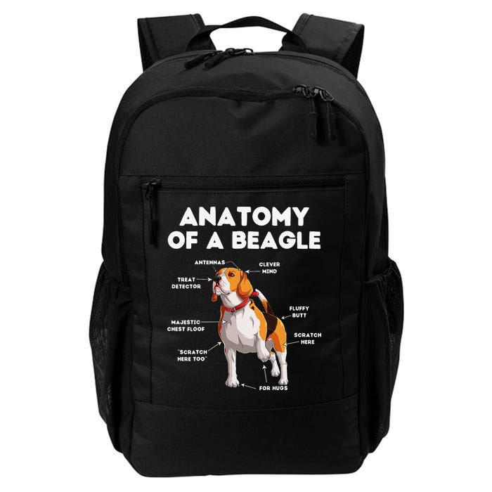 Anatomy of a Beagle Funny Beagle Dog Lover Backpack