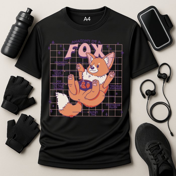 Anatomy Of A Fox Cooling Performance Crew T-Shirt
