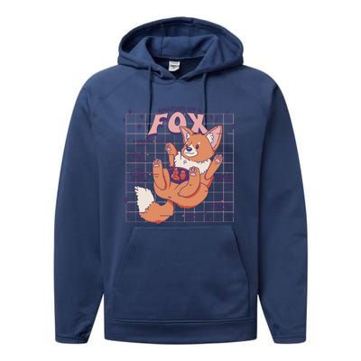 Anatomy Of A Fox Performance Fleece Hoodie