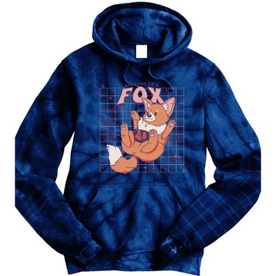 Anatomy Of A Fox Tie Dye Hoodie