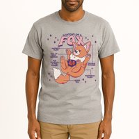 Anatomy Of A Fox Tall T-Shirt