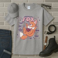 Anatomy Of A Fox Tall T-Shirt