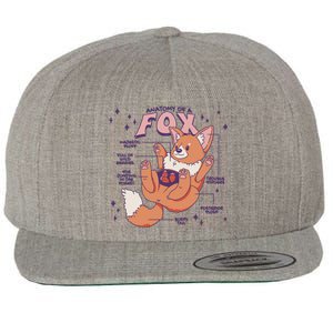 Anatomy Of A Fox Wool Snapback Cap