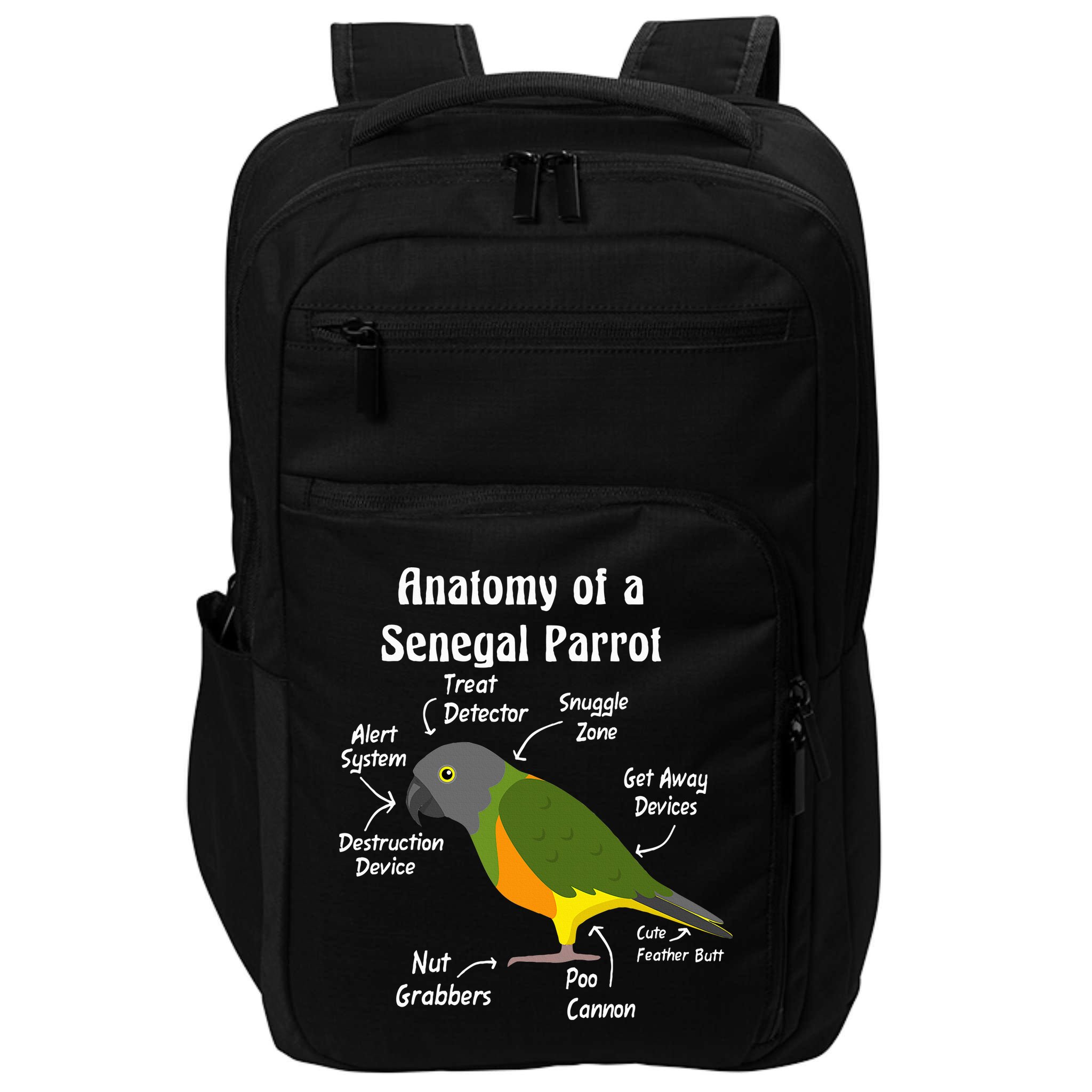 Anatomy Of A Senegal Parrot Impact Tech Backpack