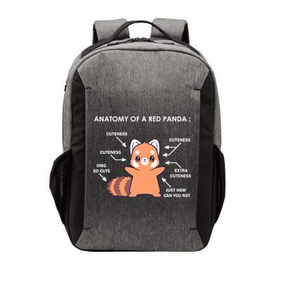 Anatomy Of A Red Panda Science Zoologist Red Panda Anatomy Gift Vector Backpack