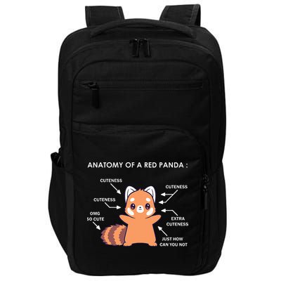 Anatomy Of A Red Panda Science Zoologist Red Panda Anatomy Impact Tech Backpack