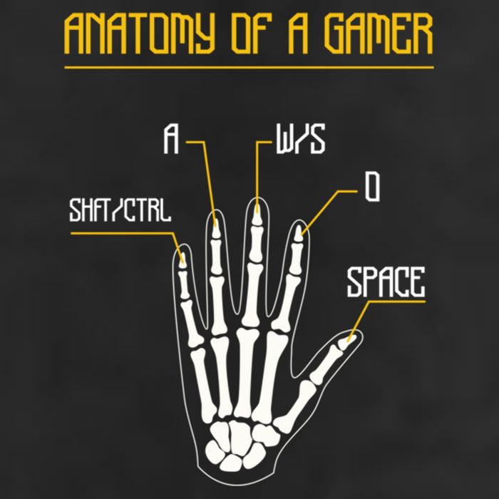 Anatomy Of A Gamer Video Game Pc Gaming Rpg Moba Streamer Funny Gift 7 Panel Mesh Trucker Snapback Hat