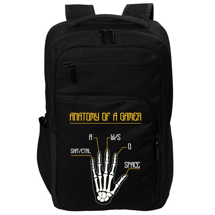 Anatomy Of A Gamer Video Game Pc Gaming Rpg Moba Streamer Funny Gift Impact Tech Backpack