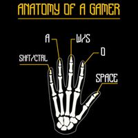 Anatomy Of A Gamer Video Game Pc Gaming Rpg Moba Streamer Funny Gift Impact Tech Backpack