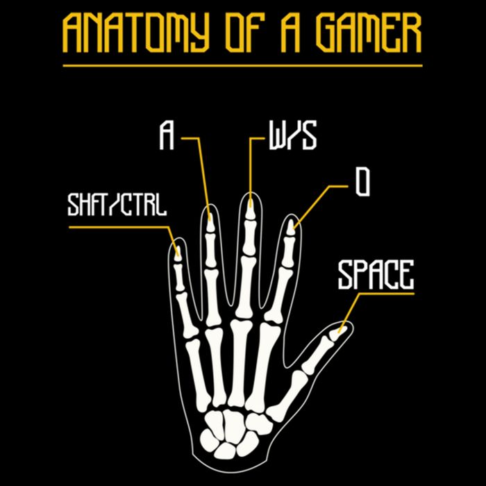 Anatomy Of A Gamer Video Game Pc Gaming Rpg Moba Streamer Funny Gift Impact Tech Backpack