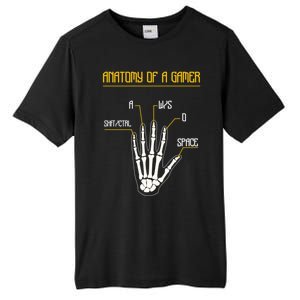 Anatomy Of A Gamer Video Game Pc Gaming Rpg Moba Streamer Funny Gift Tall Fusion ChromaSoft Performance T-Shirt