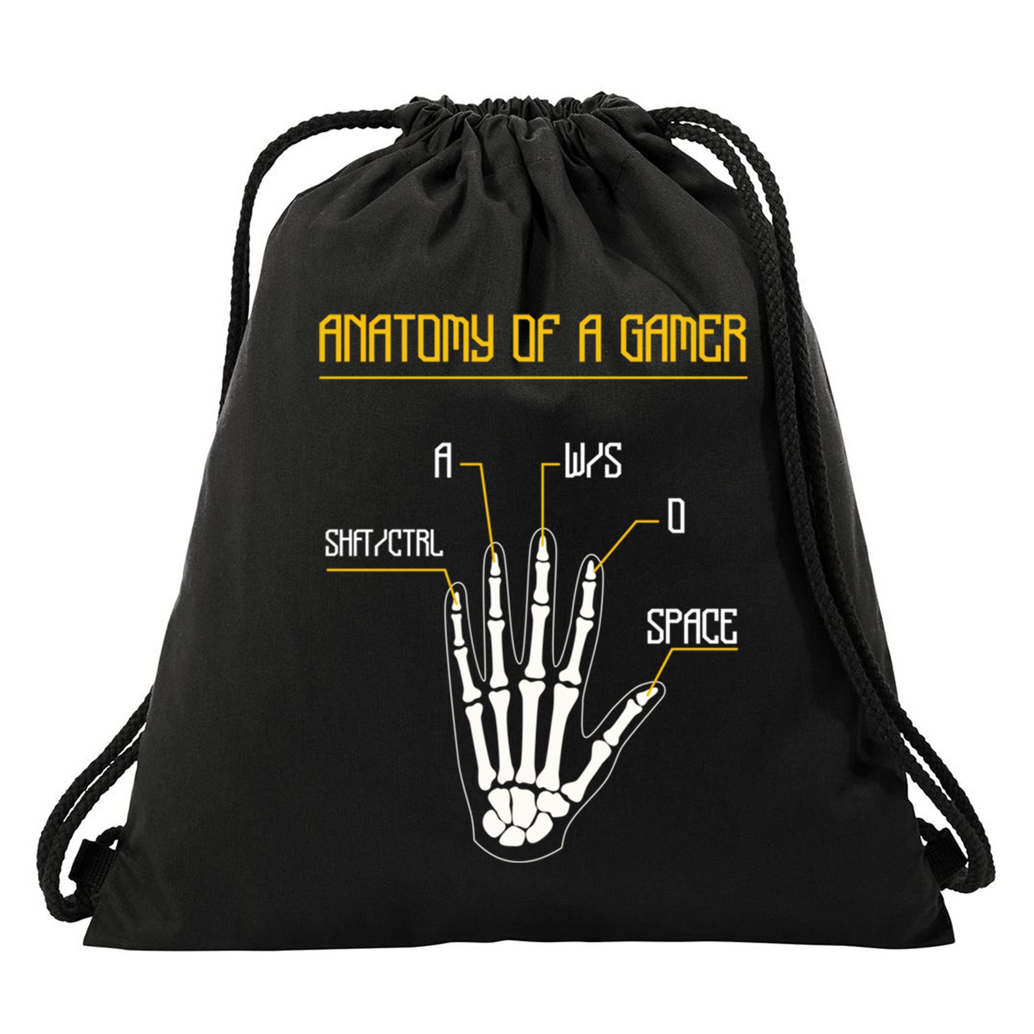 Anatomy Of A Gamer Video Game Pc Gaming Rpg Moba Streamer Funny Gift Drawstring Bag