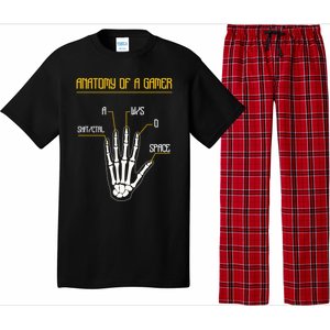 Anatomy Of A Gamer Video Game Pc Gaming Rpg Moba Streamer Funny Gift Pajama Set