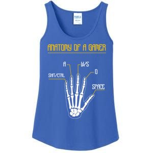 Anatomy Of A Gamer Video Game Pc Gaming Rpg Moba Streamer Funny Gift Ladies Essential Tank