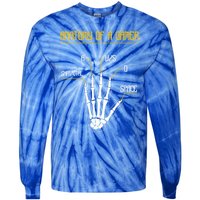 Anatomy Of A Gamer Video Game Pc Gaming Rpg Moba Streamer Funny Gift Tie-Dye Long Sleeve Shirt