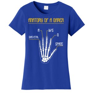 Anatomy Of A Gamer Video Game Pc Gaming Rpg Moba Streamer Funny Gift Women's T-Shirt