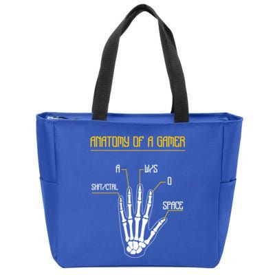 Anatomy Of A Gamer Video Game Pc Gaming Rpg Moba Streamer Funny Gift Zip Tote Bag
