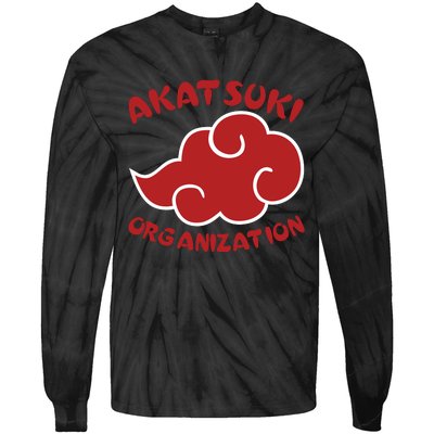 Akatsuki Organization Tie-Dye Long Sleeve Shirt