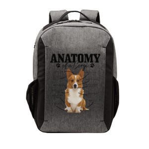 Anatomy Of A Corgi Funny Cute Dog Corgi Mom Corgi Dad Vector Backpack